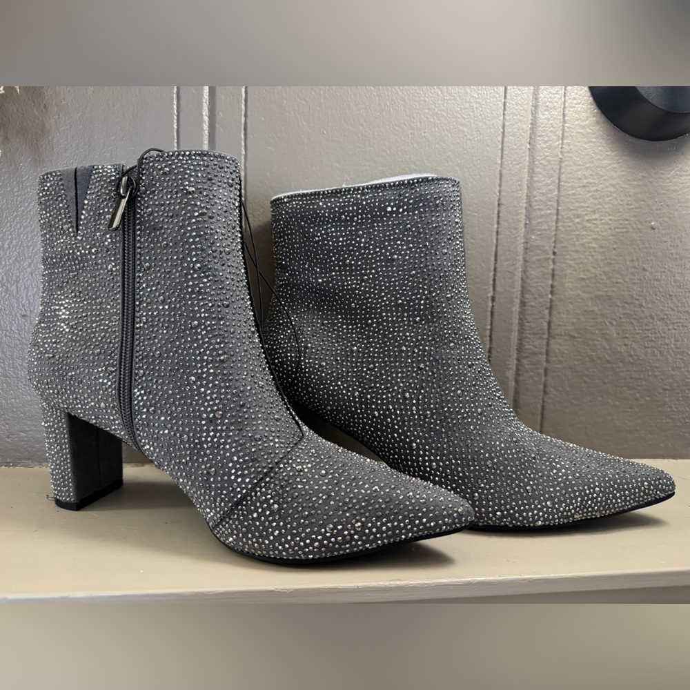 Layne Bryant Glitter Ankle Boots